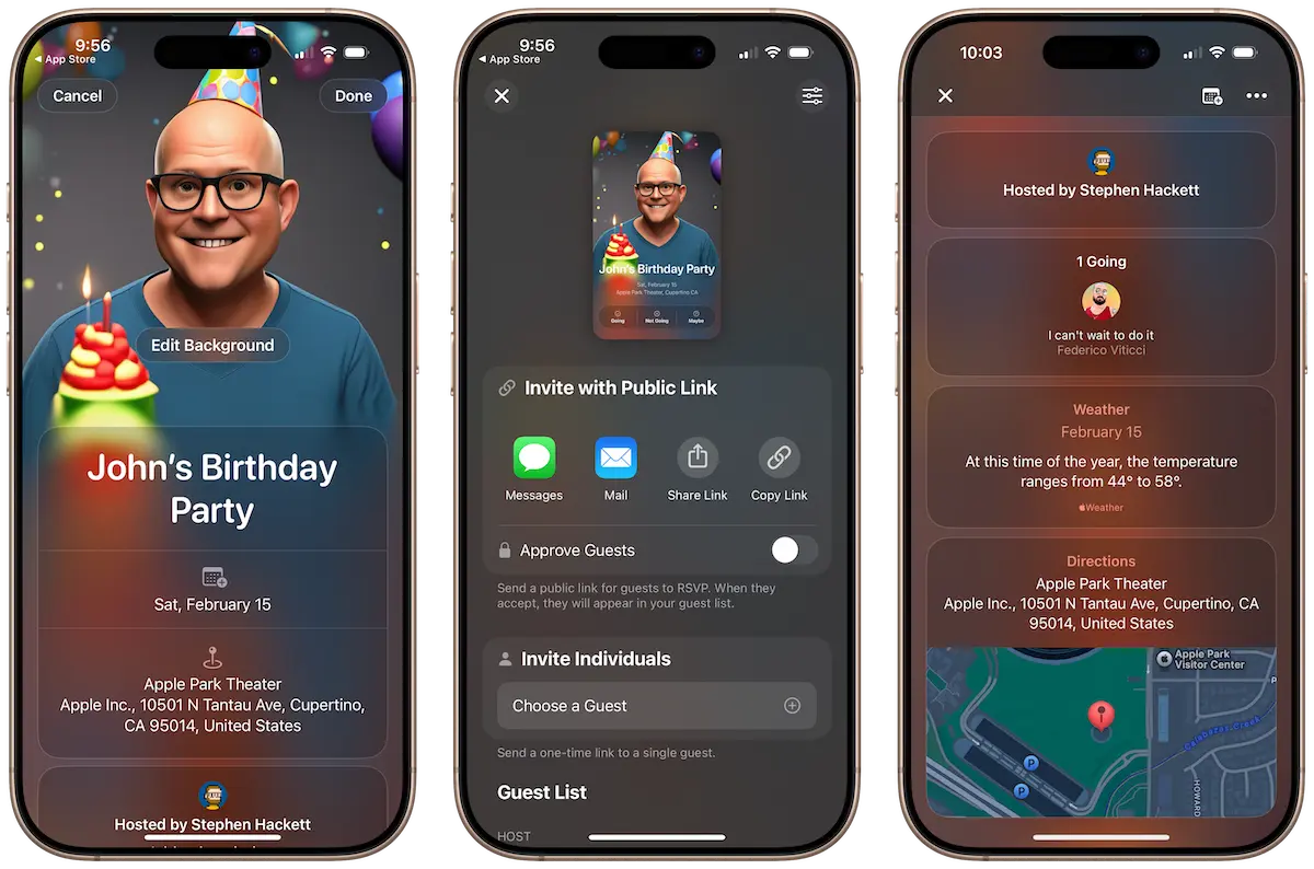 Apple Invites